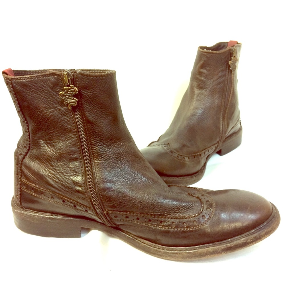 Mark nason ankle boots brown rock lives dragon
